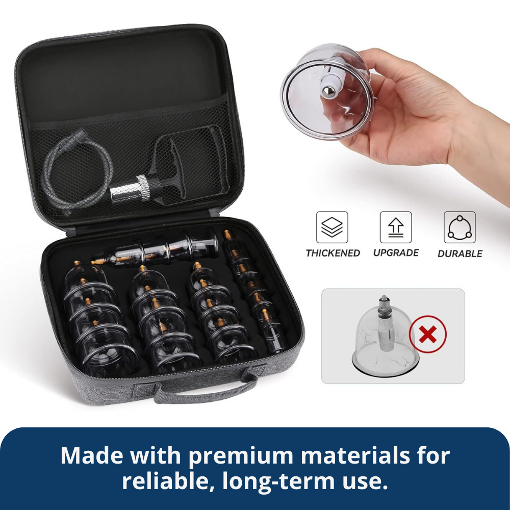 TheraCups™ — Professional Cupping Therapy Set